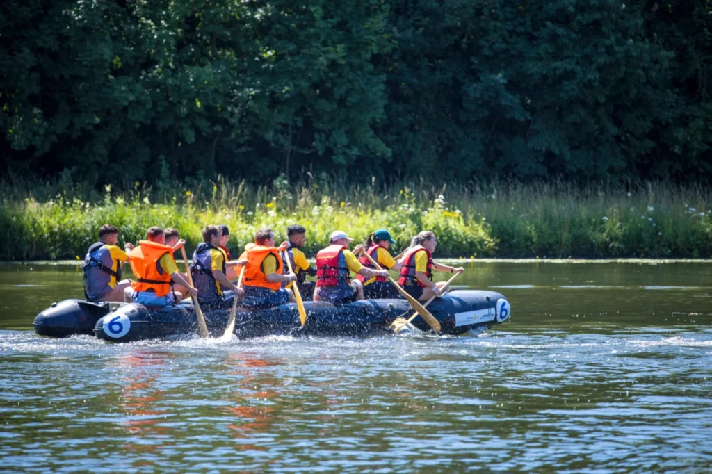 nubibase-Team beim Raftrace 2025