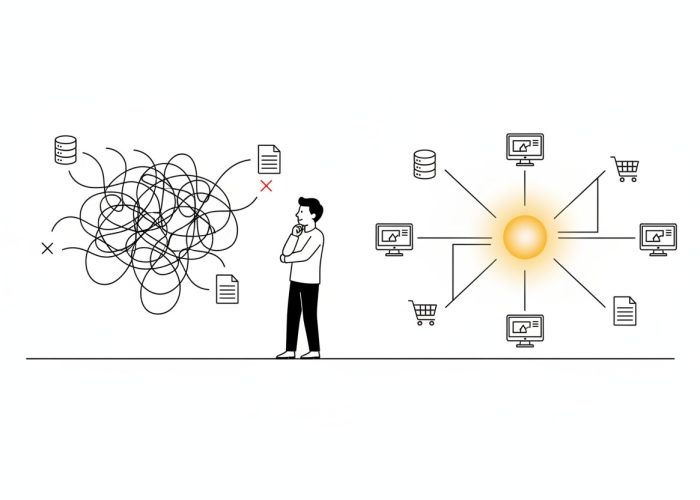 nubibase-Beitragsbild-Integrationsarchitektur-Muster für stabile Datenflüsse