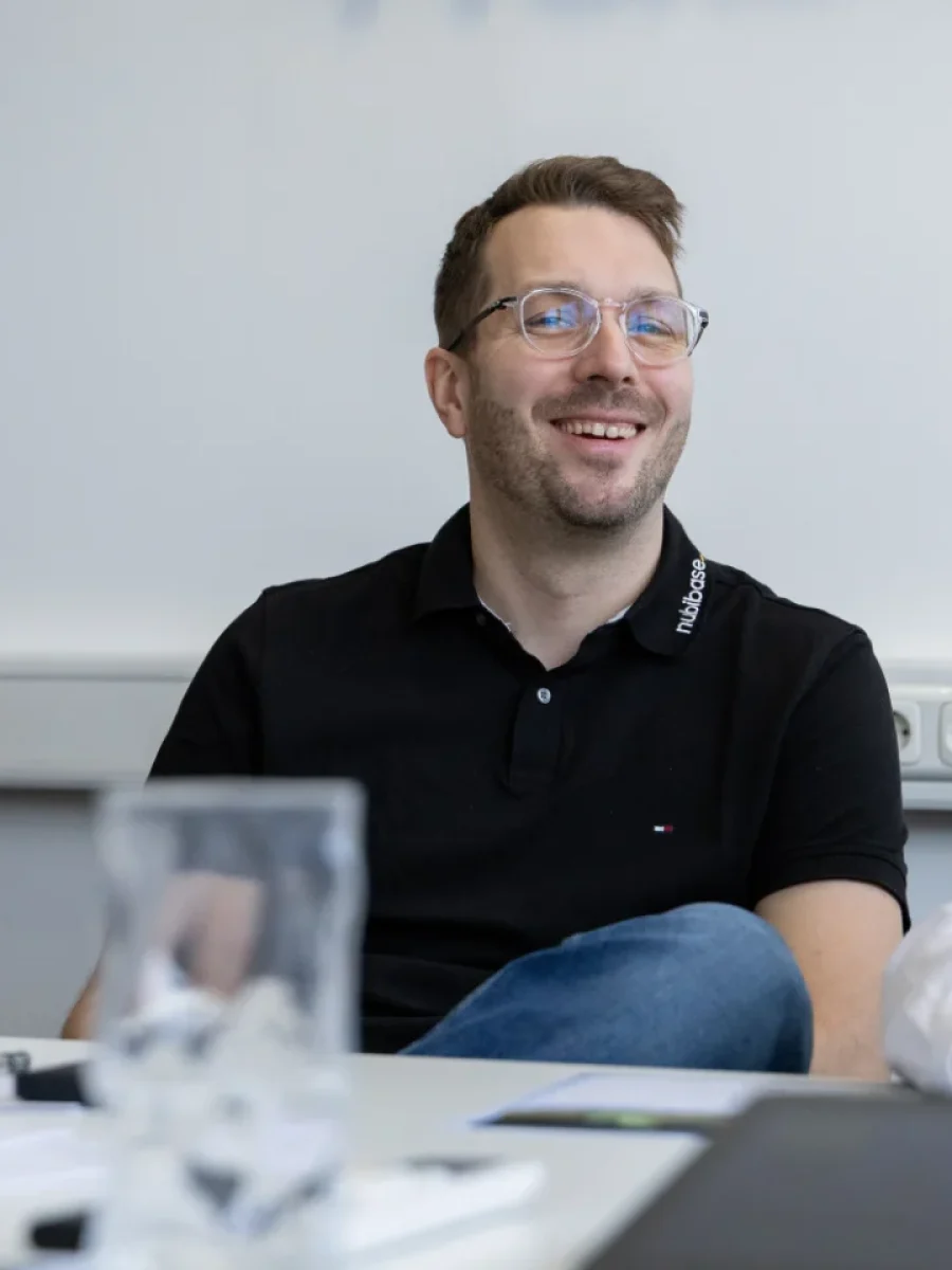 Zusammenarbeit im nubibase-Team in Schweinfurt